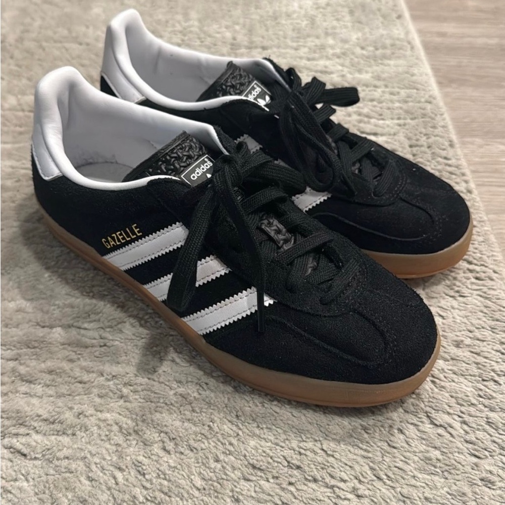 Adidas Gazelle Black and White Sneakers